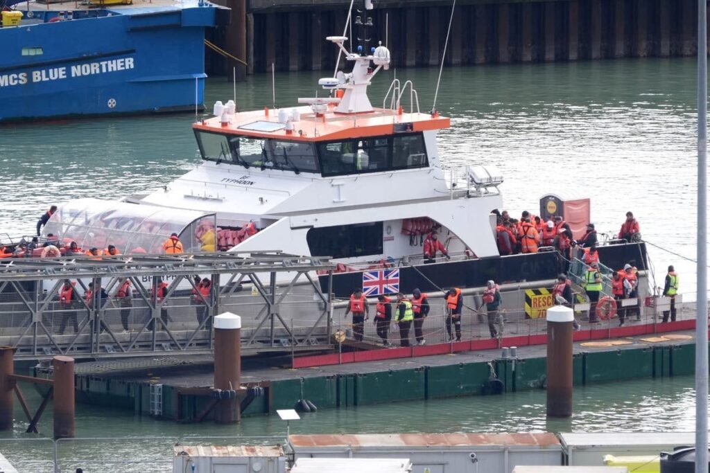 Nearly 500 migrants arrive in UK in nine small boats as perilous Channel crossings continue