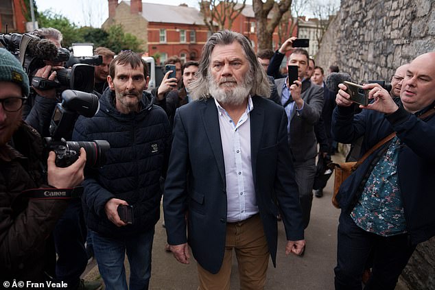 Gerry 'The Monk' Hutch has been arrested by Spanish police as part of an international investigation into money laundering (File image)