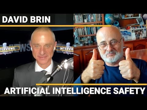 David Brin Talks About AI Safety, Copyrights, Autonomy, Asimov's Laws, Etc...