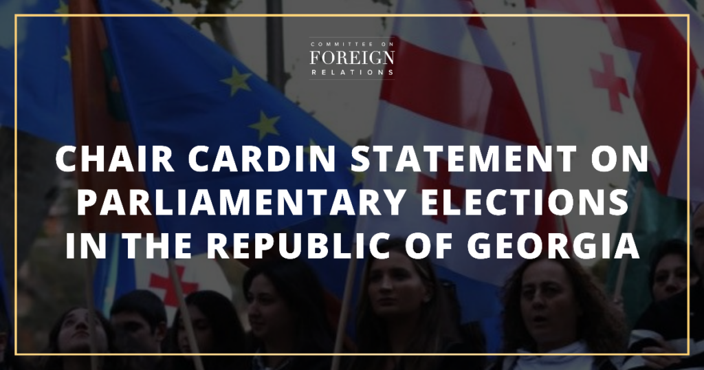 [2024-10-27] Chair Cardin Statement on Parliamentary Elections in the...