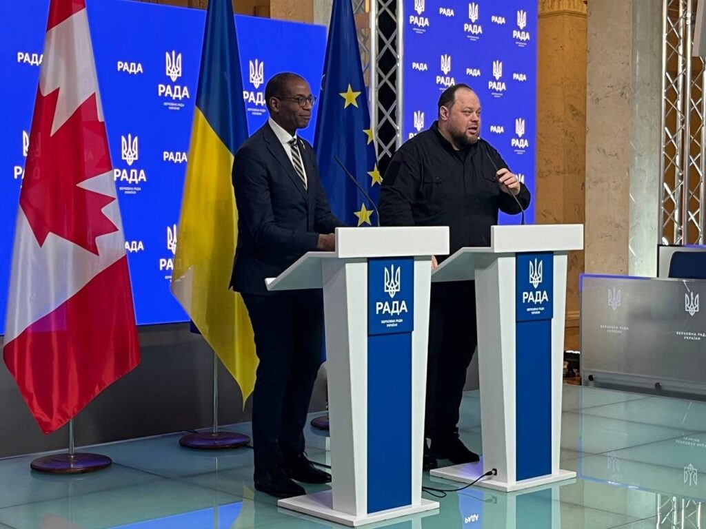 'No one is safe if Ukraine isn't safe': Canadian House of Commons speaker urges to support Kyiv