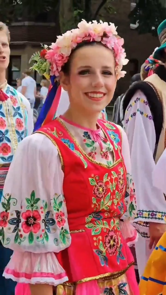 Ukrainians and supporters at the Ukrainian Festival in Toronto