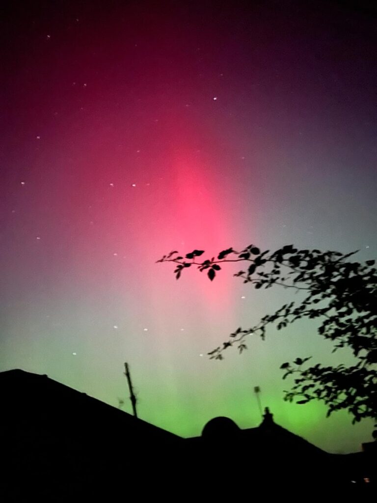 Aurora Borealis is Not Visible with the naked eye