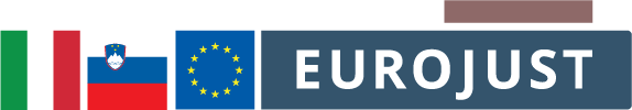 IT SL flags, Eurojust logo