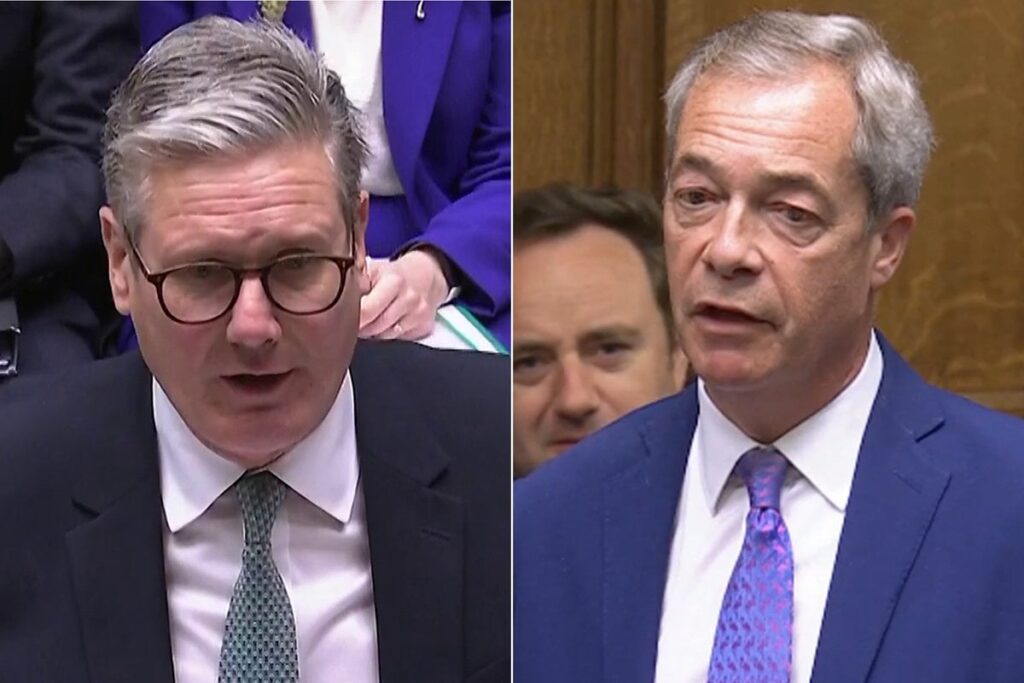 Labour’s supports slides under 30% as angry older voters turn from Starmer to Farage and the Tories - poll