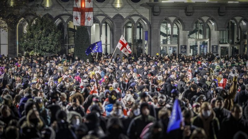 Protests in Georgia spread as PM defies US condemnation – Euractiv