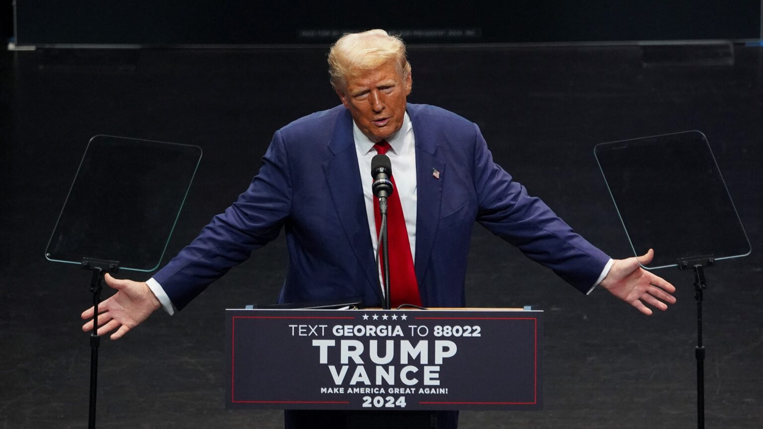 Trump ad in Georgia mistakenly depicts the country, not state