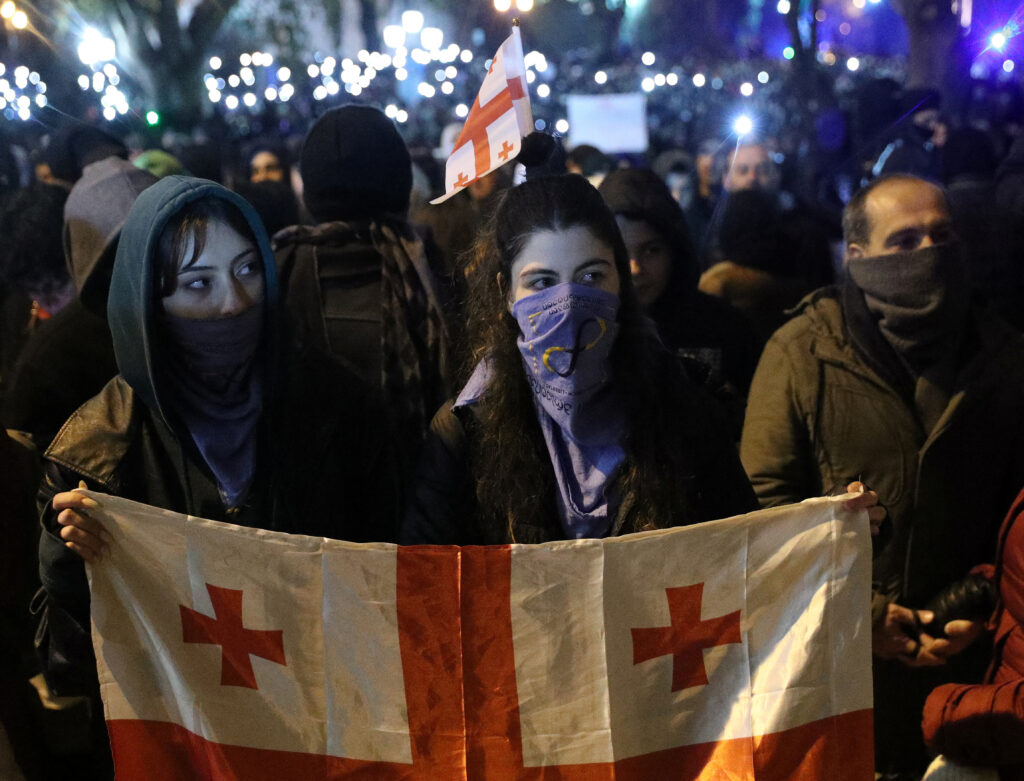 Georgian protests escalate amid fears over mounting Russian influence