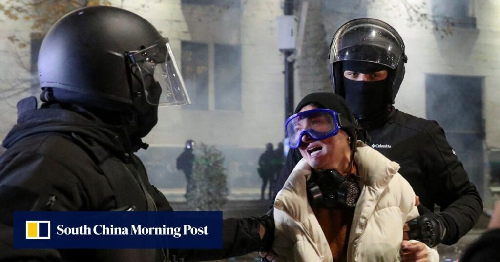 Georgia police accused of torturing pro-EU protesters Georgia police accused of torturing pro-EU protesters