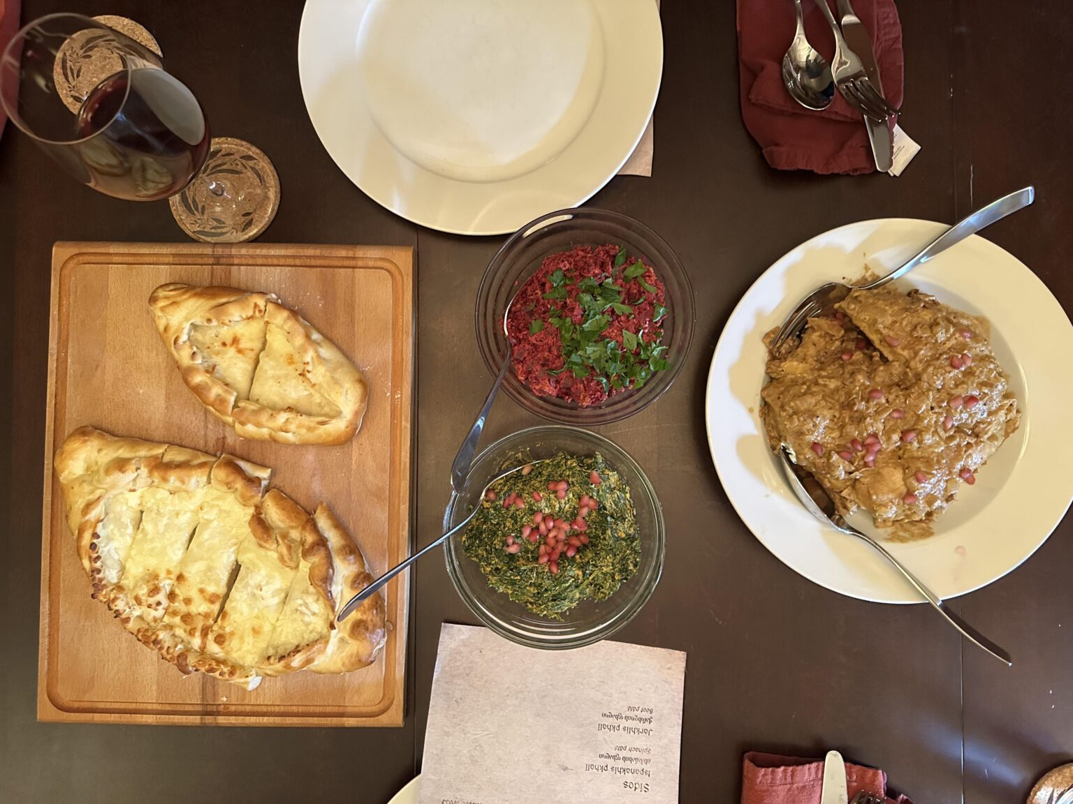 Cooked a Georgian Christmas meal for my family