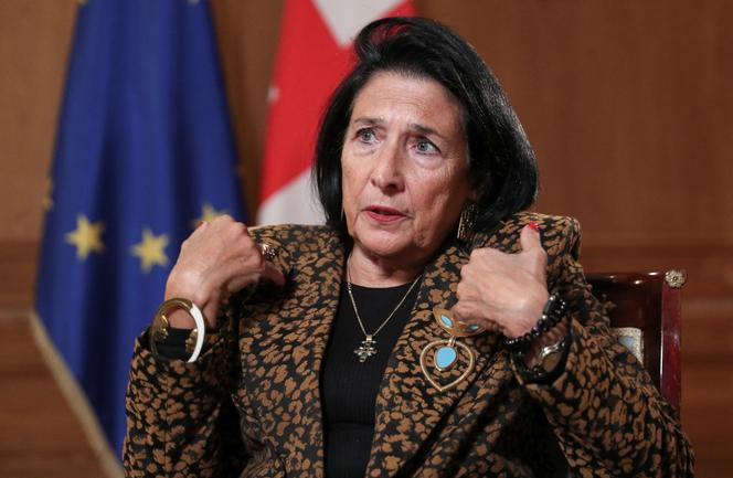 Salomé Zourabichvili, Georgia's president, in Tbilisi, December 2, 2024.