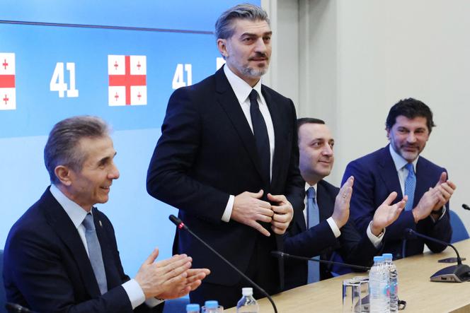 Mikheil Kavelashvili, former footballer and Georgian Dream candidate for president, on November 27, 2024.