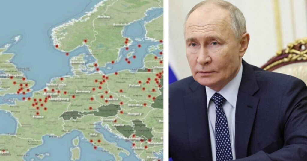 Putin’s shadow war waged on NATO in UK, Europe and US mapped | World | News Putin's shadow war waged on NATO in UK, Europe and US mapped | World | News