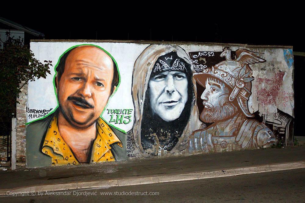 Torrente graffiti in Belgrade, Serbia