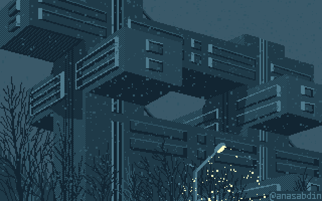 Hello Georgia! I drew pixel art of BOG building and called it "abandonia"!