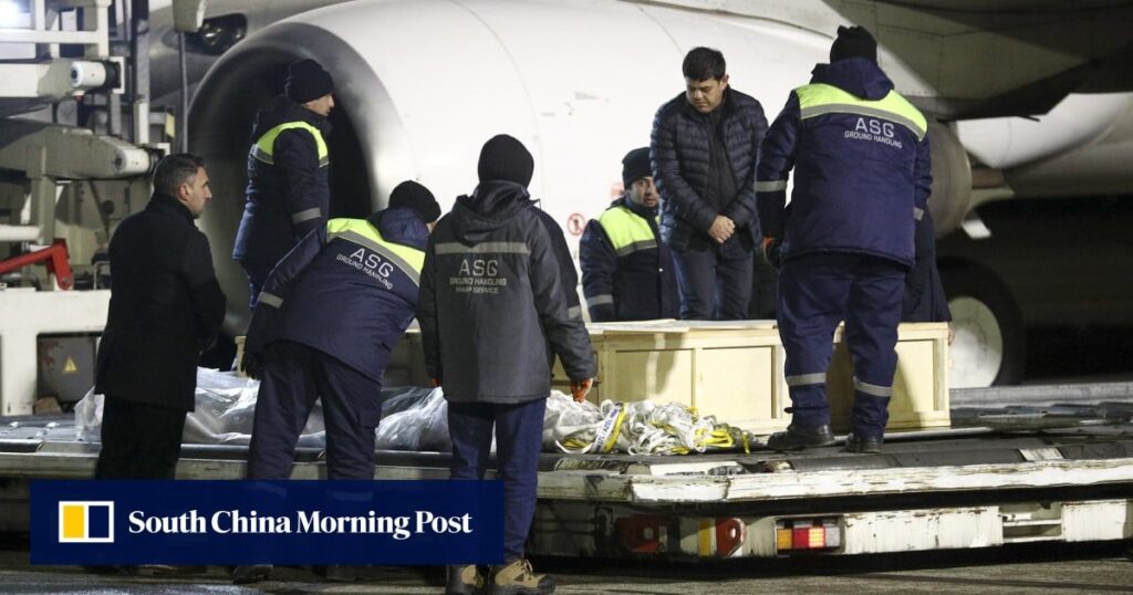 Azerbaijan’s president demands Russia admits to shooting at plane before crash