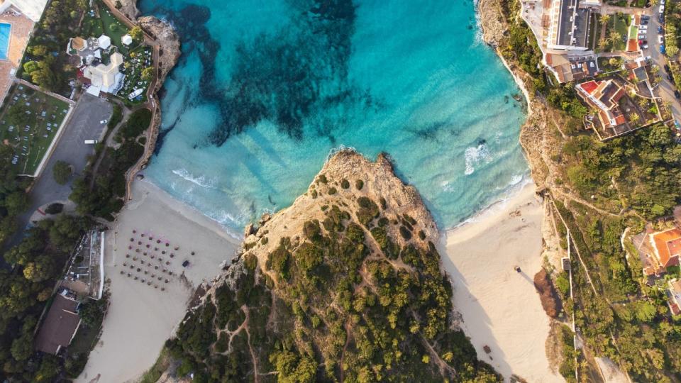 Cala Domingos Beach in Mallorca, Spain