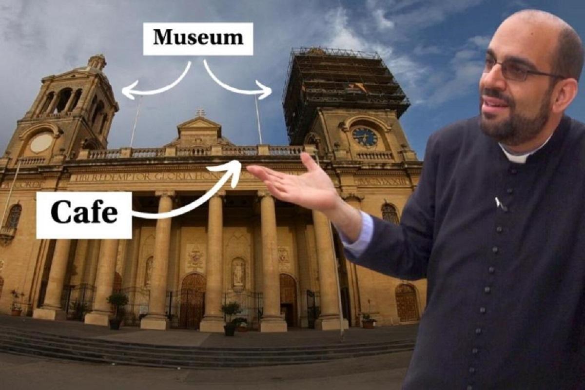 Plans for a cafe at the Paola church proved quite controversial. Photo: Karl Andrew Micallef