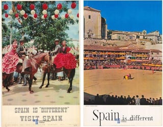 Old Spanish tourism posters