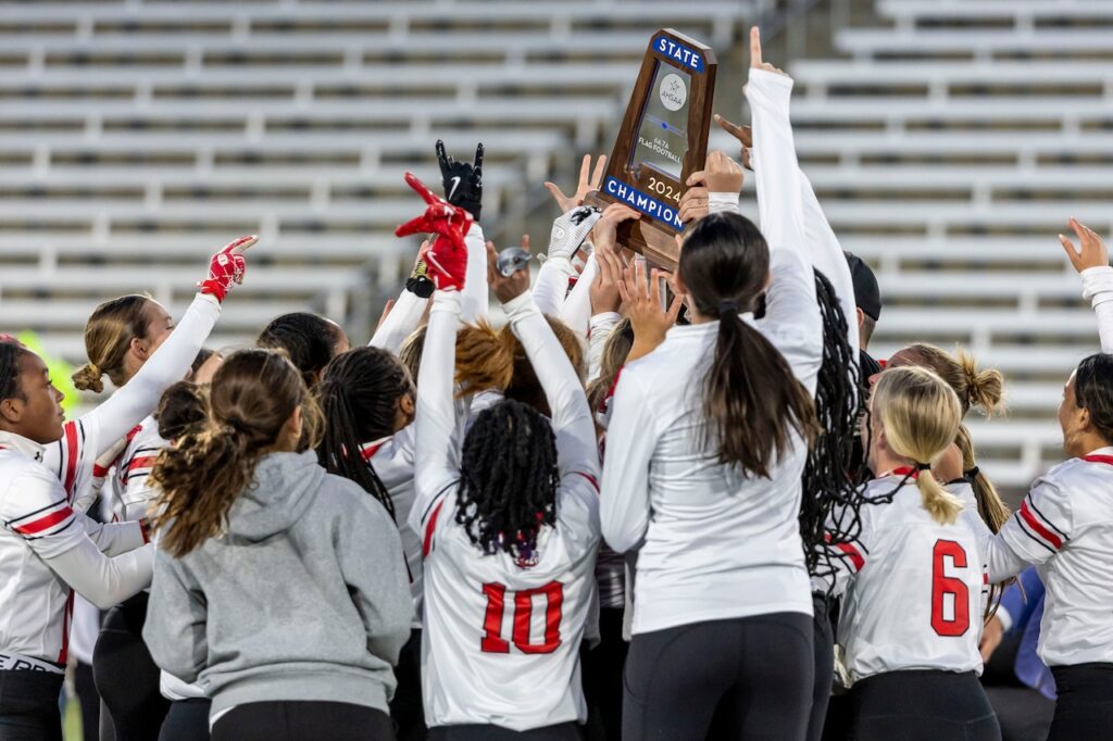 Central-Phenix City rolls to win over Spain Park in Class 6A/7A flag football title game Central-Phenix City rolls to win over Spain Park in Class 6A/7A flag football title game