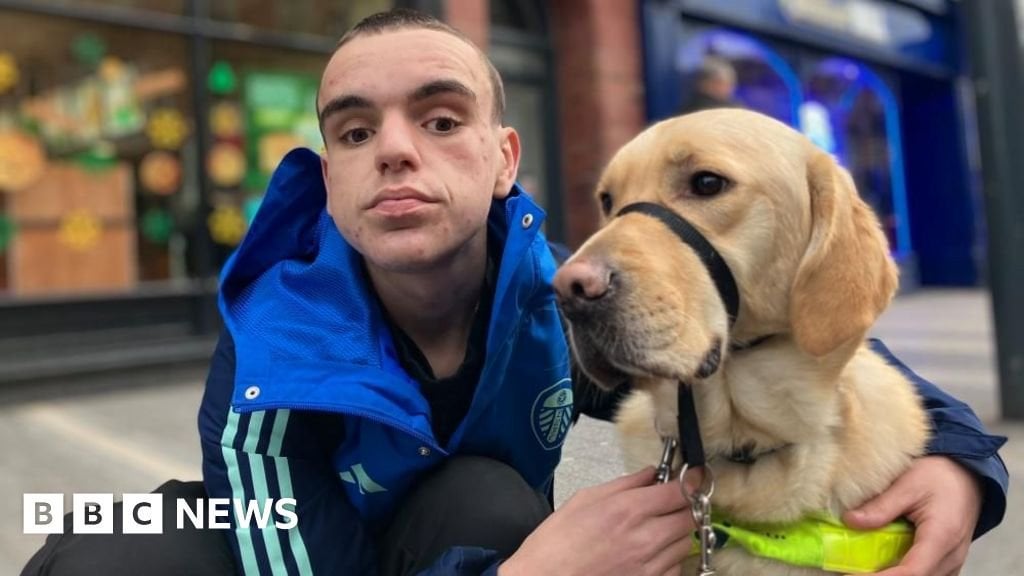 Blind teen with guide dog told to leave Leeds Subway shop - BBC News