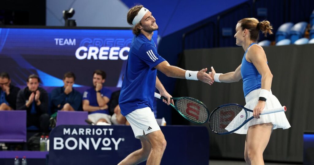 Sakkari and Tsitsipas hold off Spain to secure United Cup victory for Greece Sakkari and Tsitsipas hold off Spain to secure United Cup victory for Greece