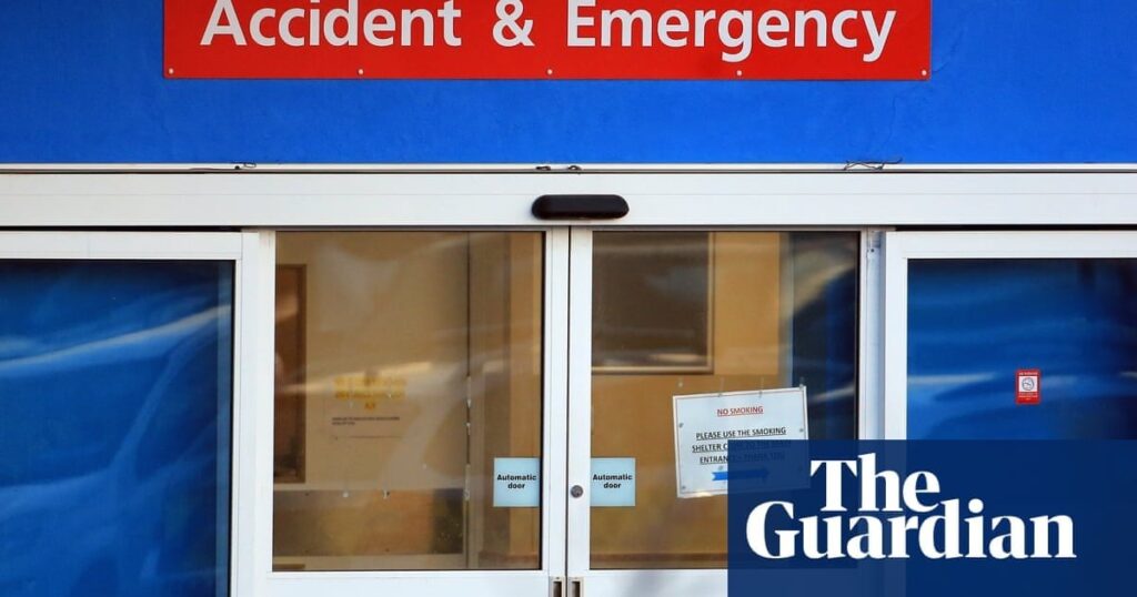 Big rise in people going to A&E in England for minor ailments, data shows
