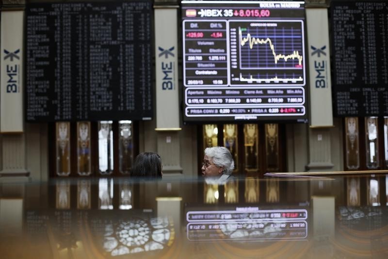 &copy; Reuters.  Spain stocks higher at close of trade; IBEX 35 up 0.30%