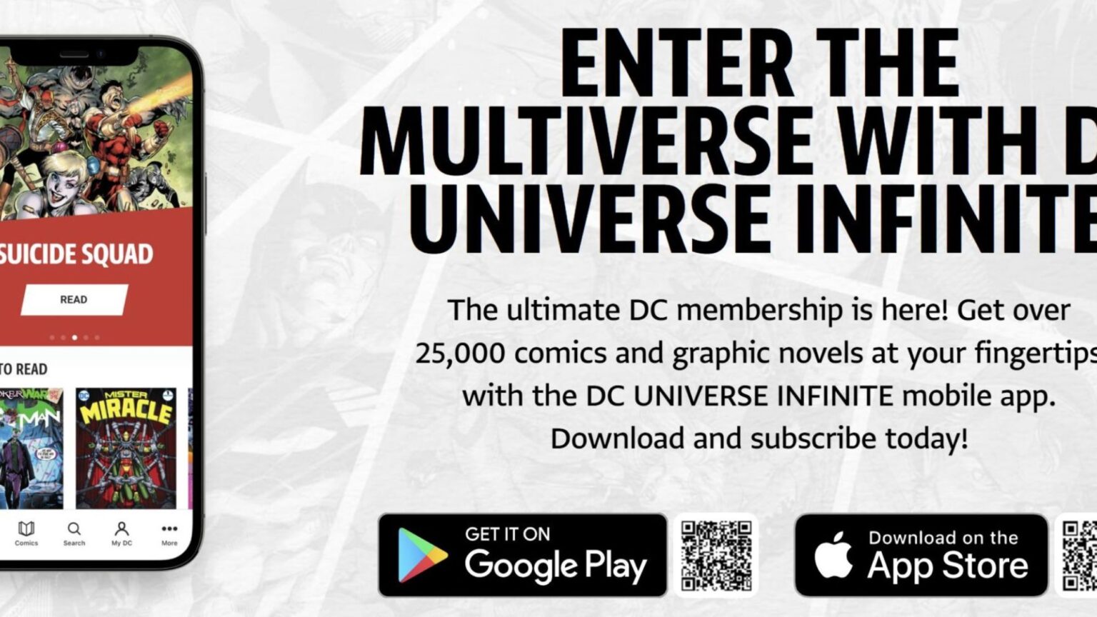 DC Universe Infinite for France, Italy, Germany, Spain, Brazil, Mexico
