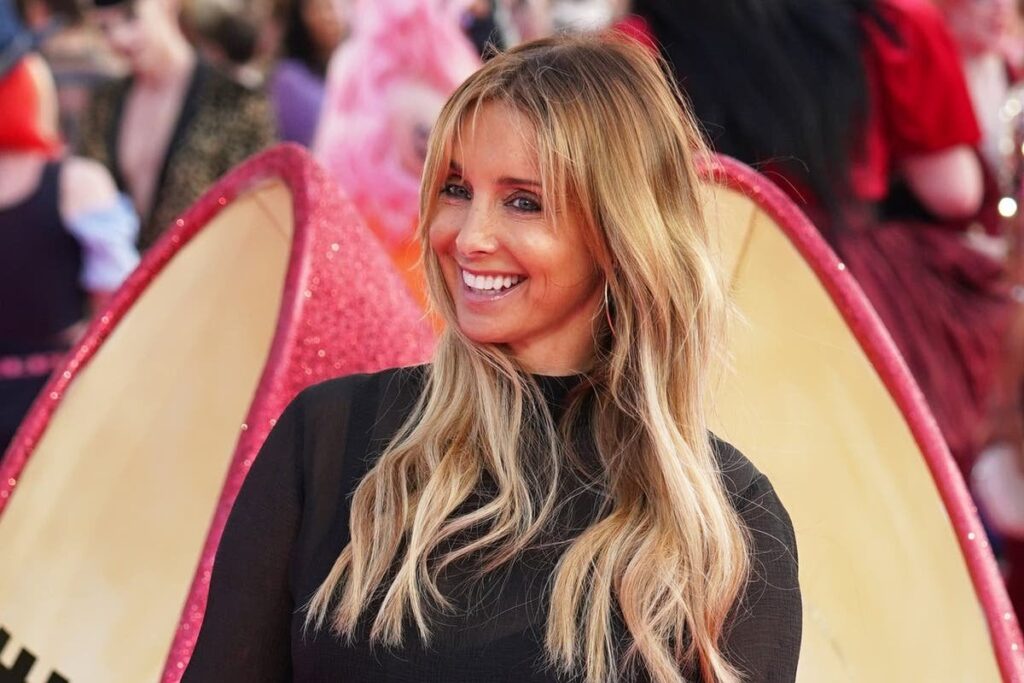 Banned: Louise Redknapp caught by police using phone while driving
