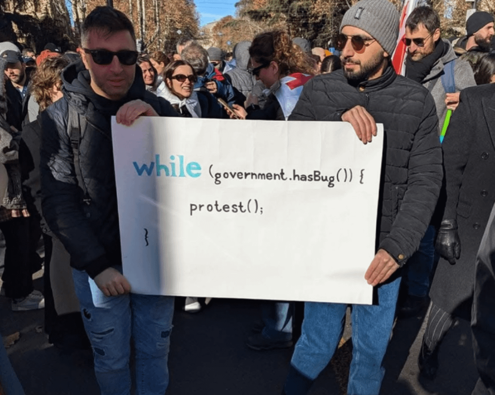 Photo from IT/Tech protest