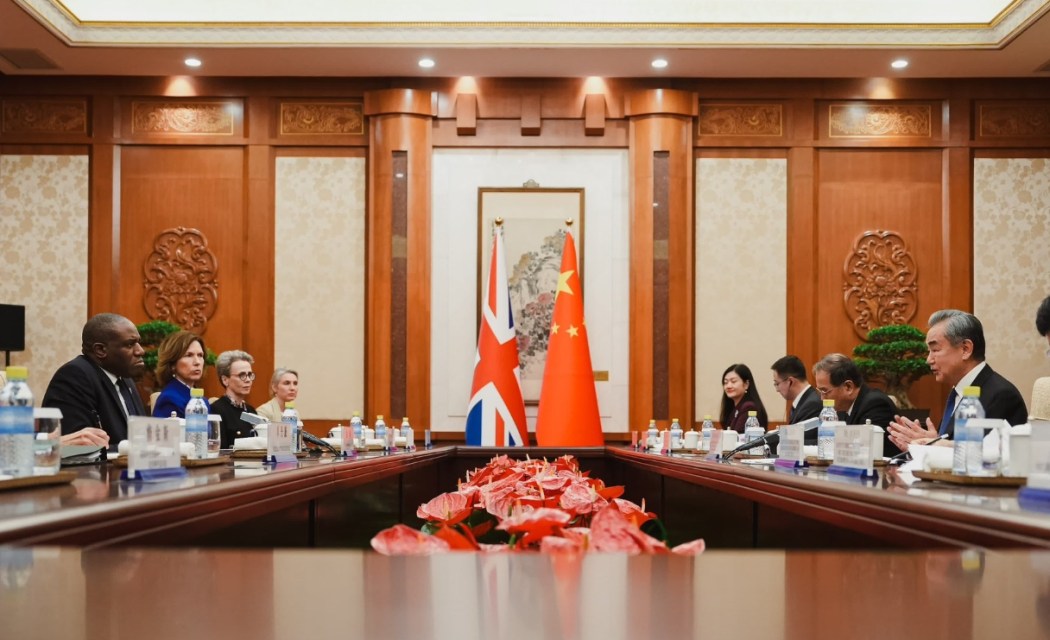 UK foreign minister David Lammy took part in talks with Beijing officials
