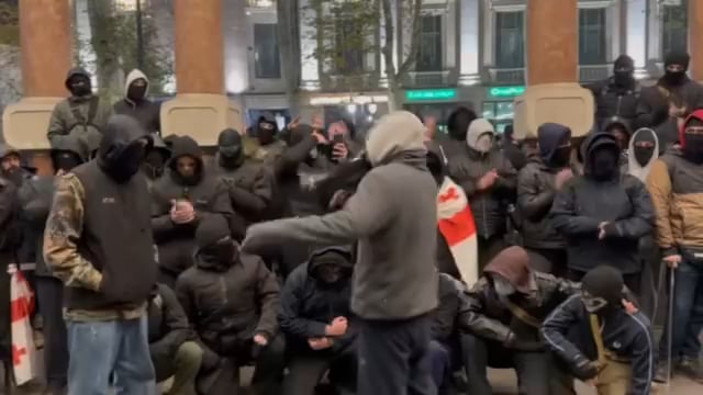 Defence group had been organized. They will monitor closeby streets of Rustaveli Avenue, protecting protesters from Titushkas
