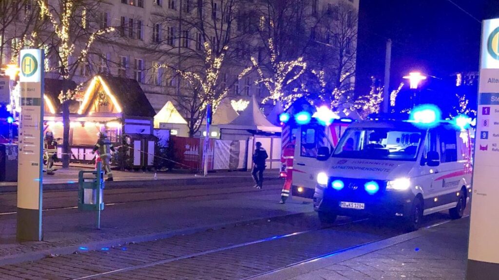 Car drives into crowd of people at a Christmas market in Germany