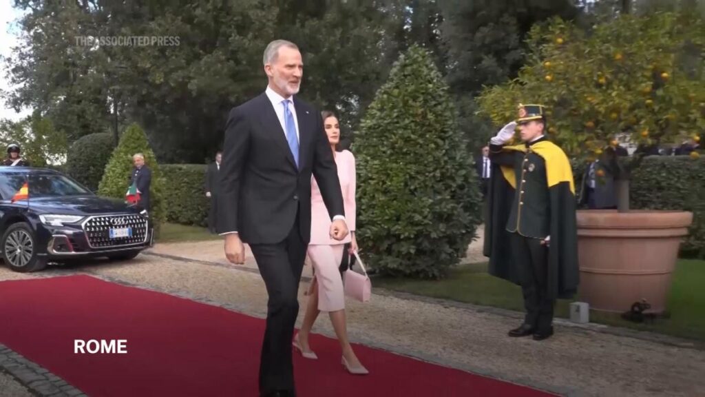 Italy’s Meloni meets with the King and Queen of Spain Italy's Meloni meets with the King and Queen of Spain
