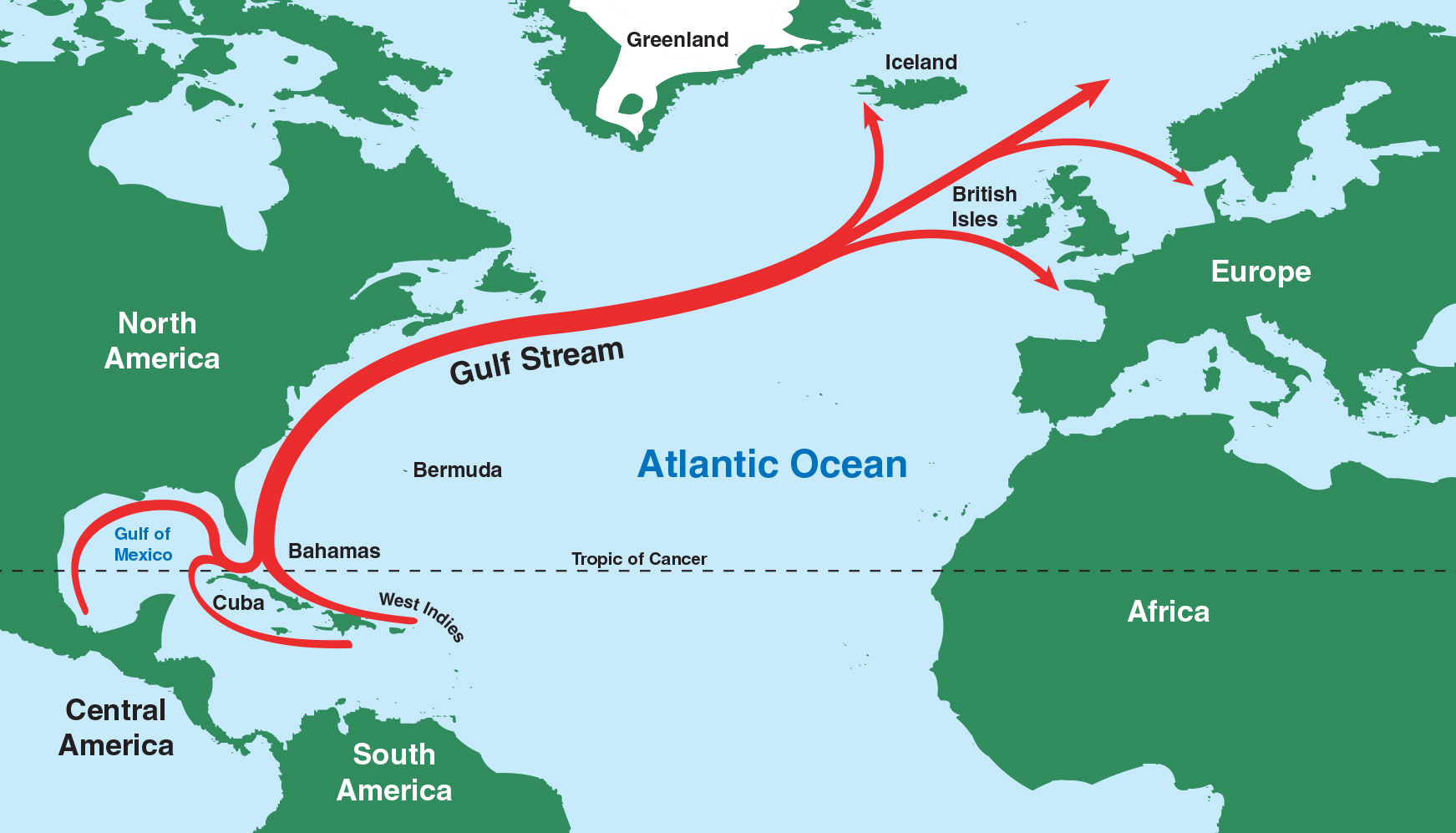 Gulf Stream map
