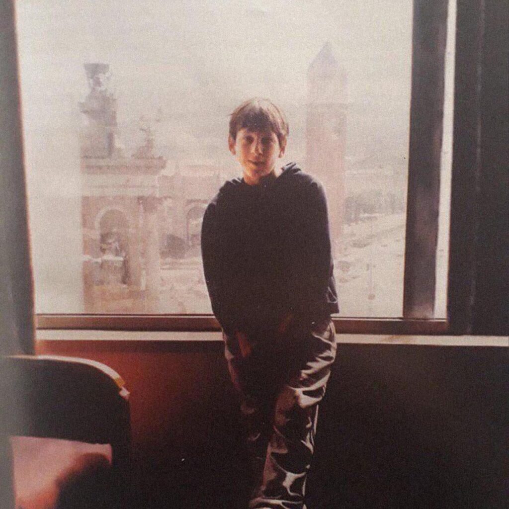 Lionel Messi, 13, flies to Spain to sign a contract with Barcelona, 2000.