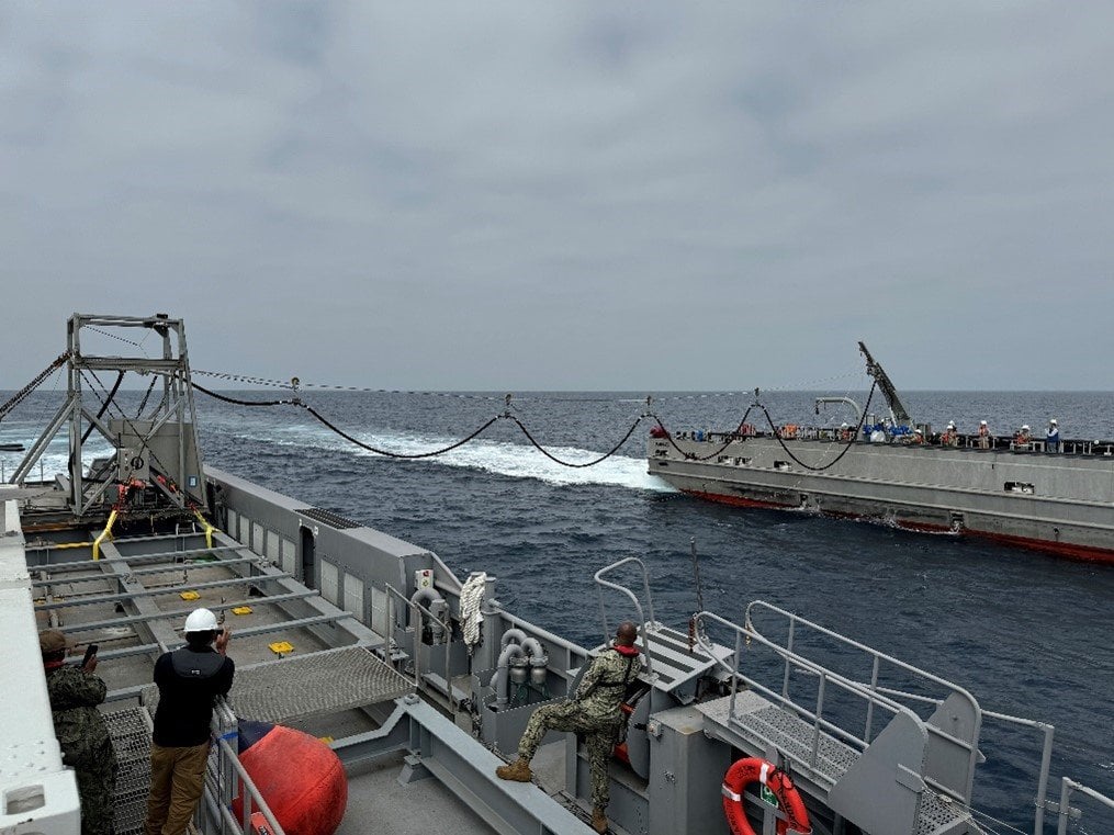 DARPA Demos Drone Ship Crewless At-Sea Refueling