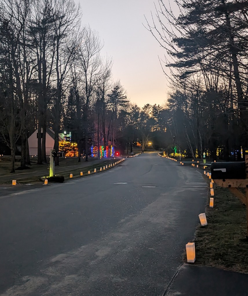 Scarborough neighborhoods lit luminaries for unified sports