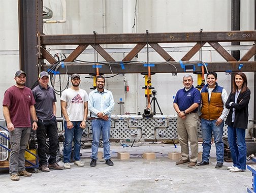 3D-printed concrete project supports U.S. Army research | University of Nevada, Reno - Civil engineering faculty are testing 3D-printed structures for use in military operations