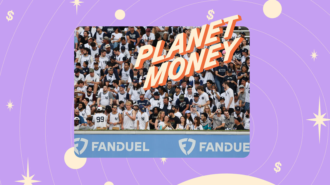 A FanDuel sportsbook ad is seen before the game between the New York Yankees and the Minnesota Twins at Yankee Stadium on June 05, 2024 in the Bronx borough of New York City.