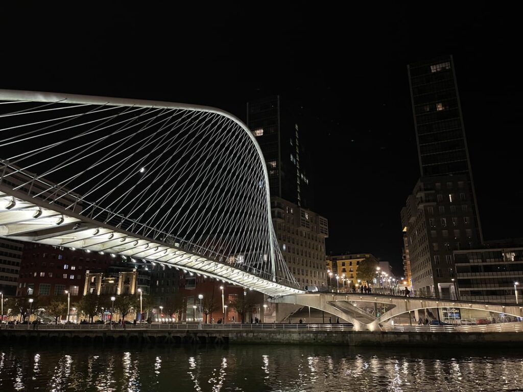 Bilbao at night