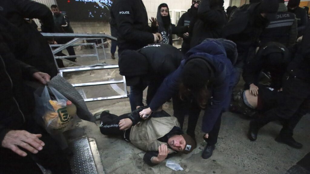 Over 40 hospitalized in Georgia protests over suspension of EU talks