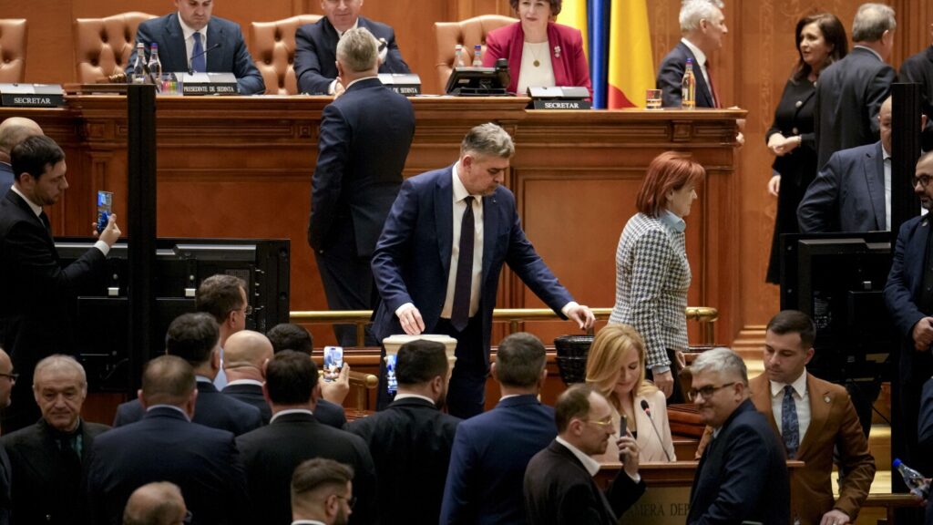 Romanian lawmakers narrowly approve new pro-European coalition during period of political turmoil
