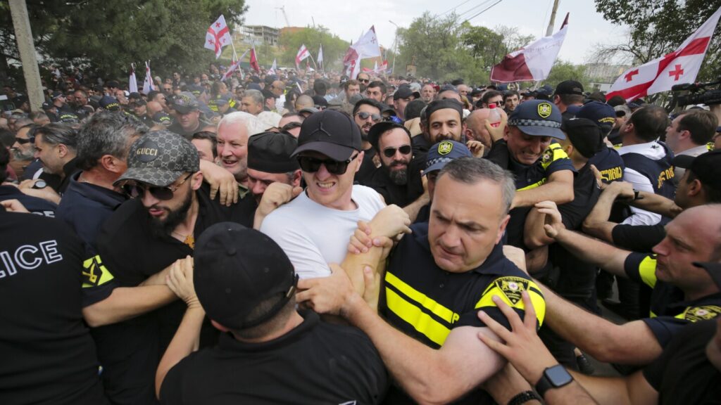 Georgian parliament approves anti-LGBTQ legislation, echoing measures in Russia