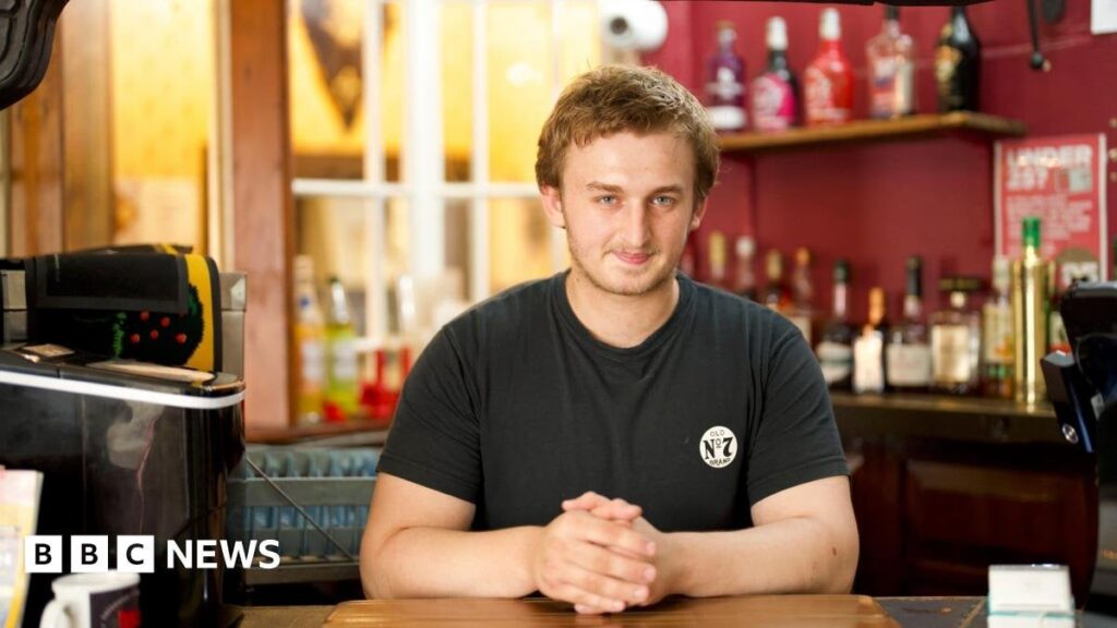 'I work alone in my pub because of staff shortages'