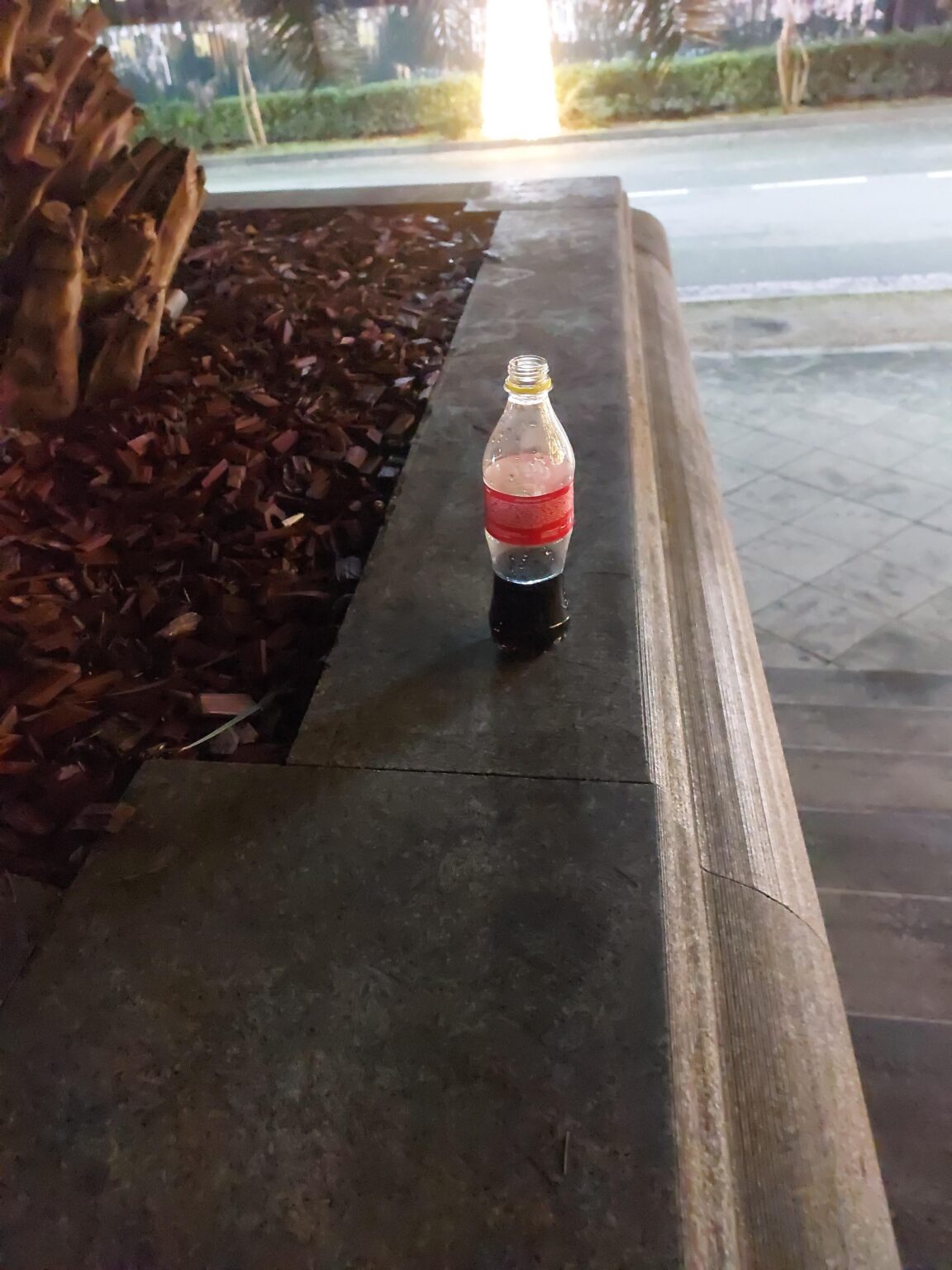 Why are there so many half drank cola bottles in Kutaisi in random places?