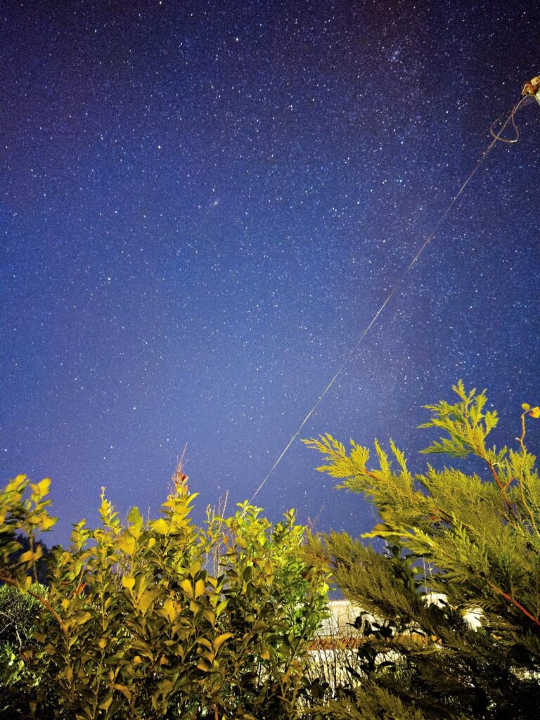 Starry sky in Pontevedra, Galicia