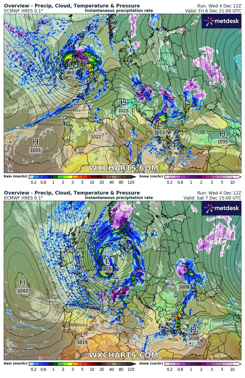 winter-storm-snow-forecast-europe-december-2024-fronts-friday-saturday