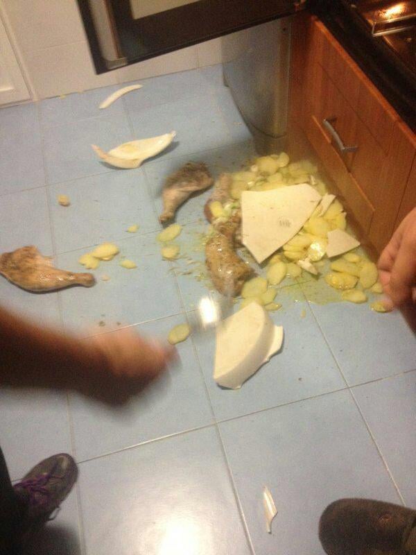 We just ran out of dinner